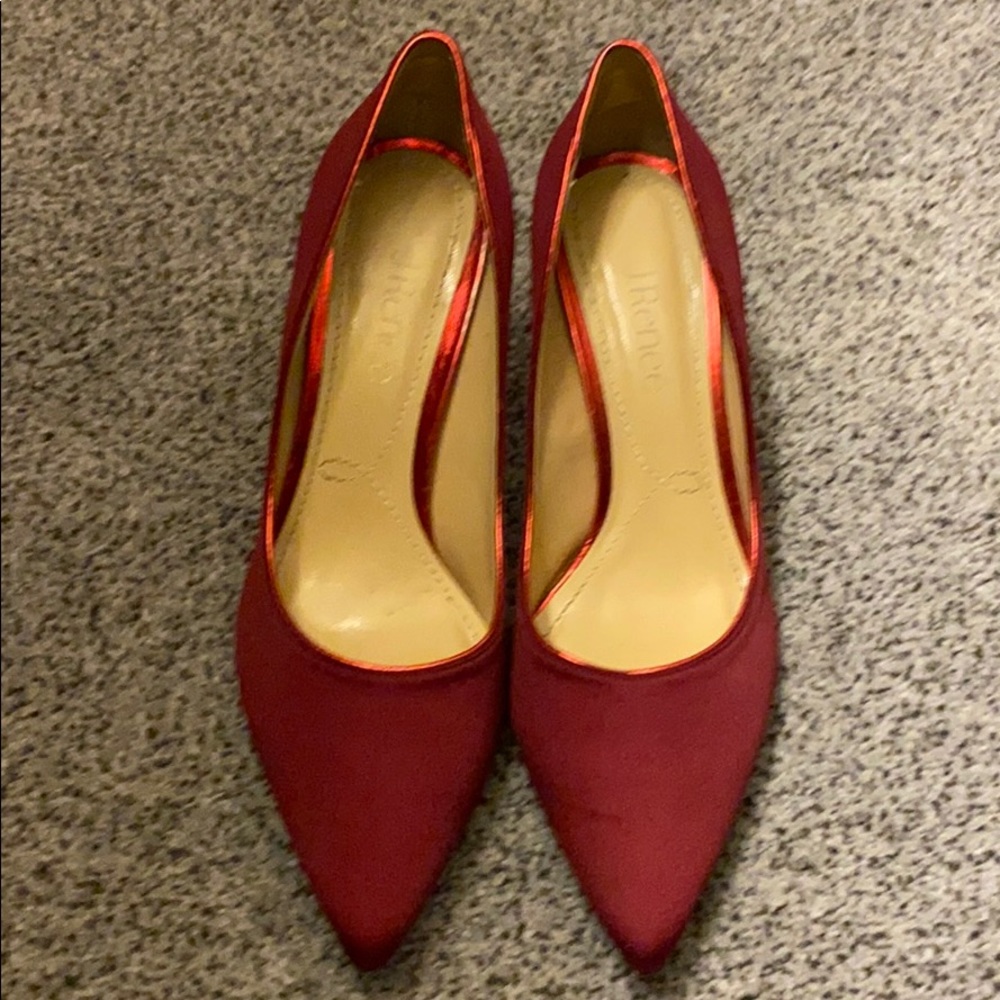 Red J.Renee high heels - Picture 2 of 4